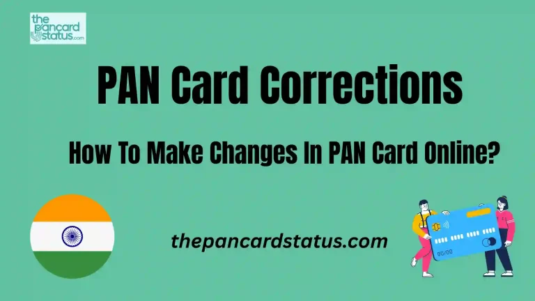 PAN Card corrections