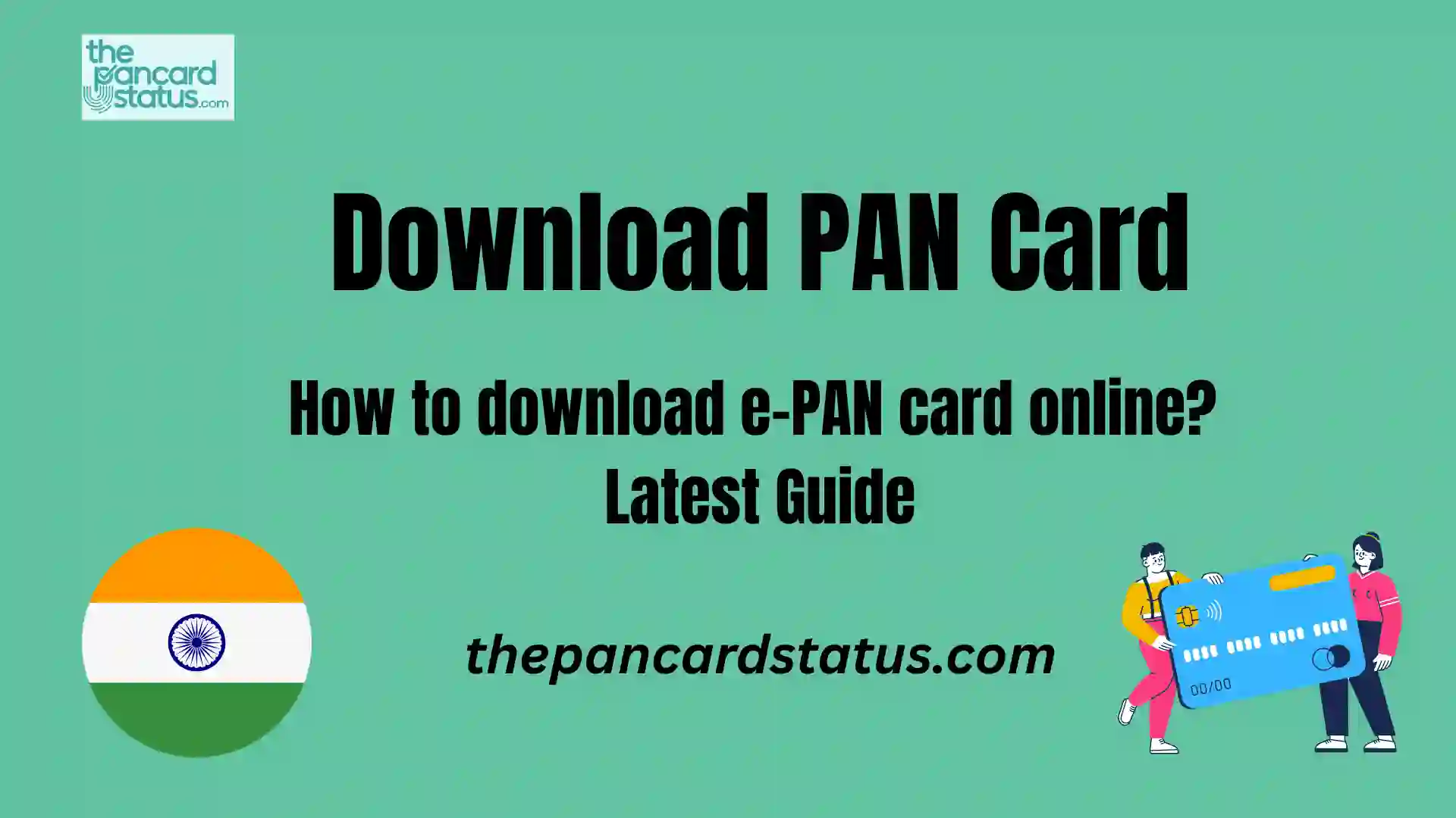 Download PAN Card Download e-PAN Card by NSDL , UTIITSL
