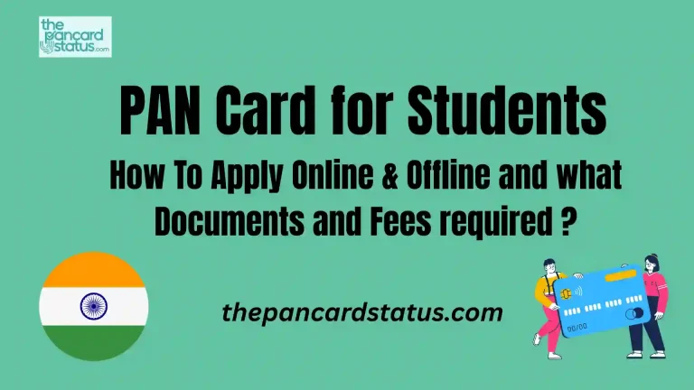 PAN Card for Students